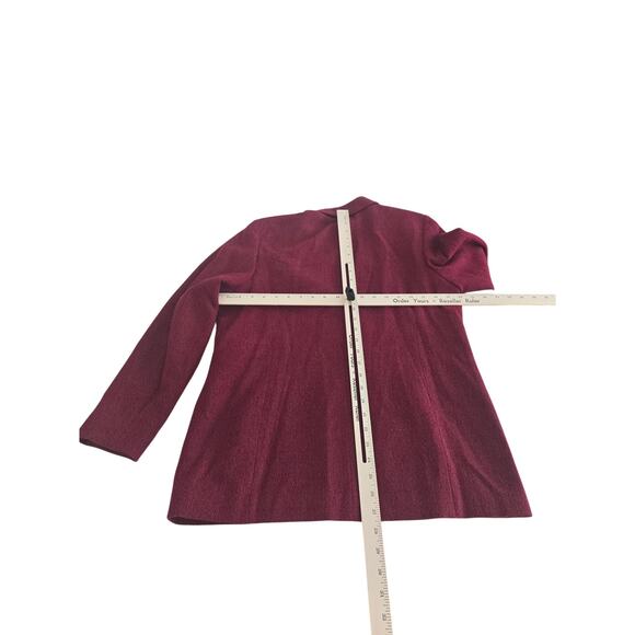 Pendleton Women’s Red Wool Blazer Jacket Size 12 Button Front Lined Vintage - Picture 6 of 6